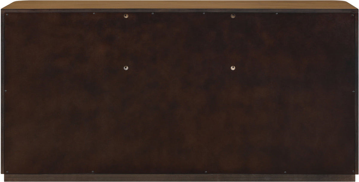 Tiberio Brown Oak Veneer And Solid Wood Dresser