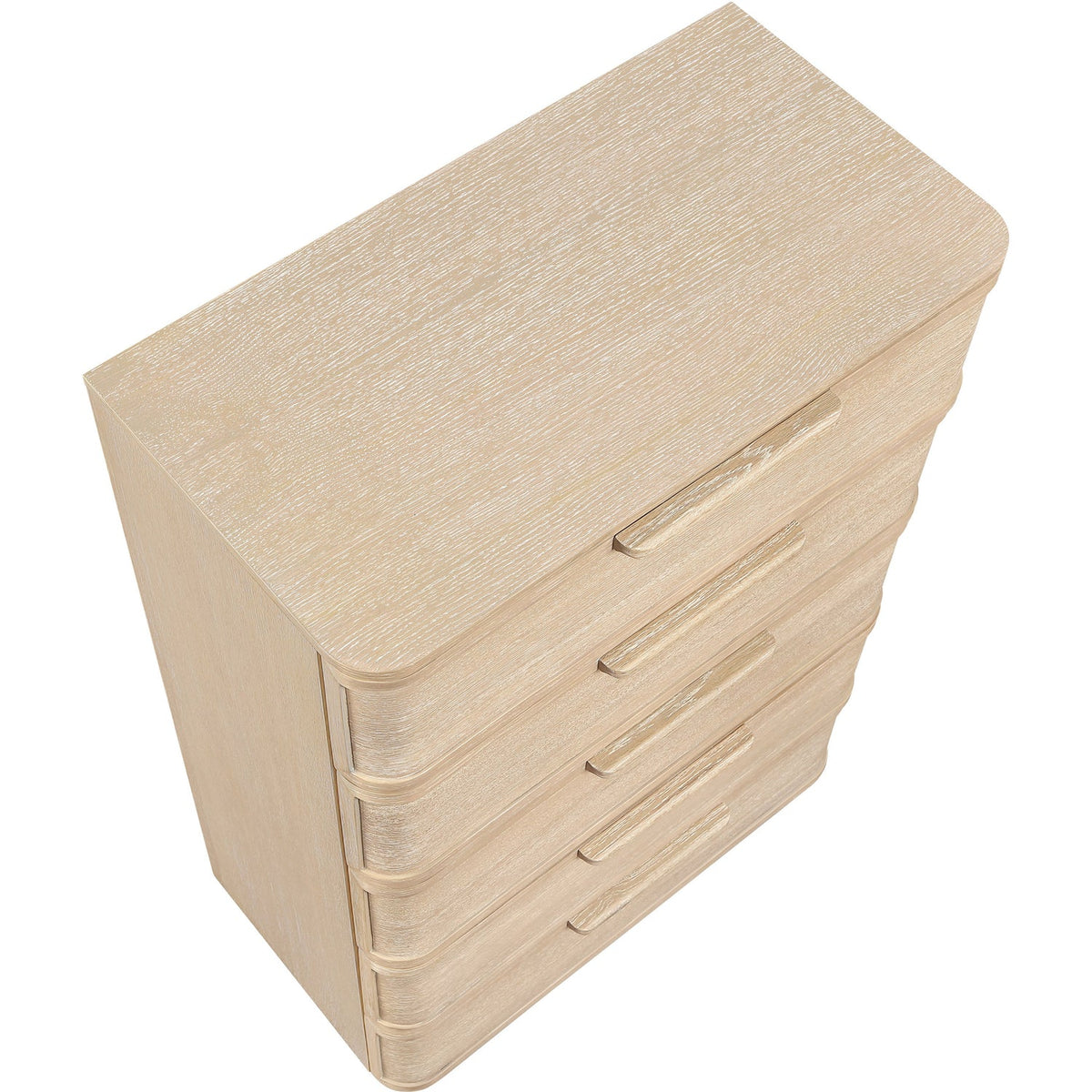 Tiberio Natural Oak Veneer And Solid Wood Chest