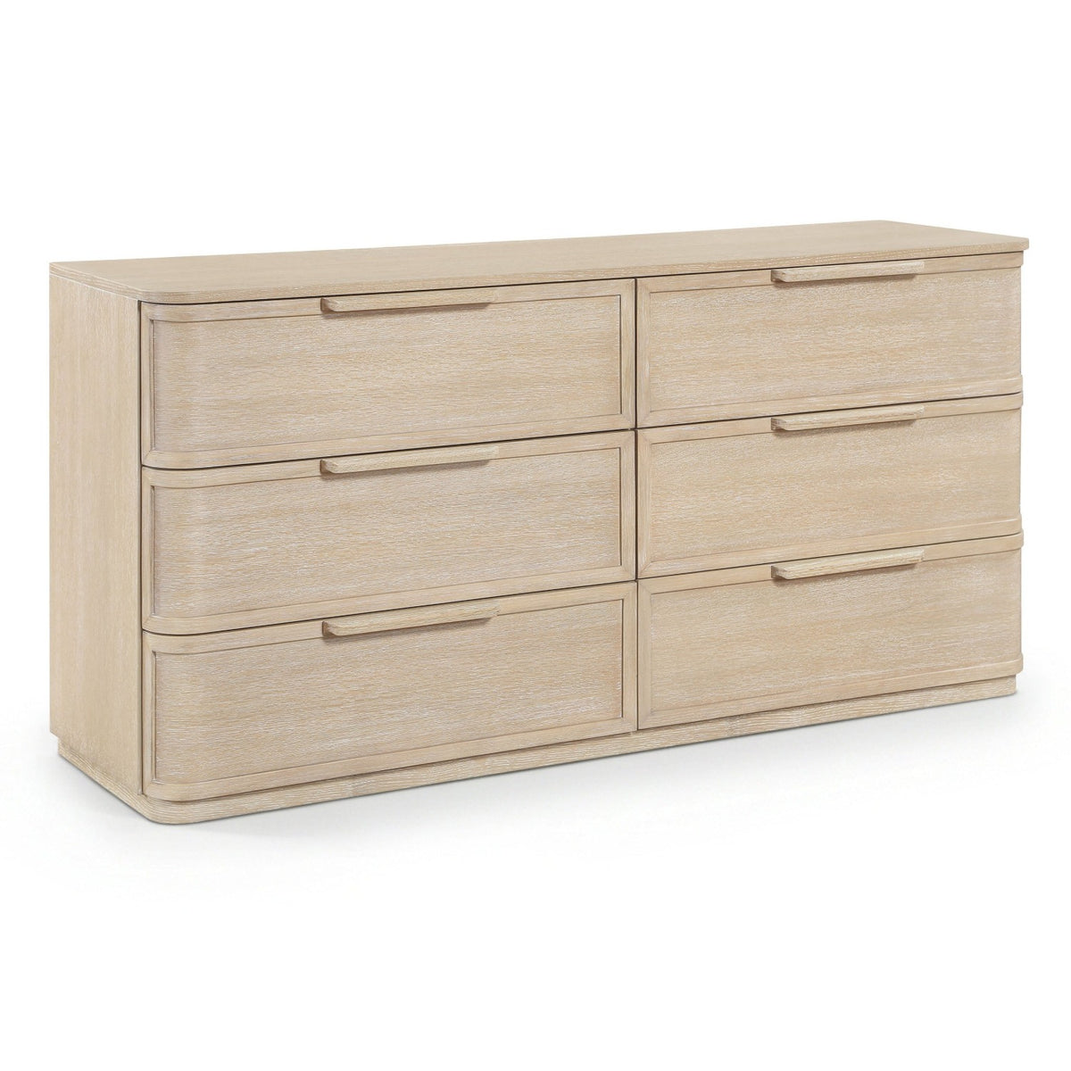 Tiberio Natural Oak Veneer And Solid Wood Dresser in natural oak veneer and solid wood, primary product view