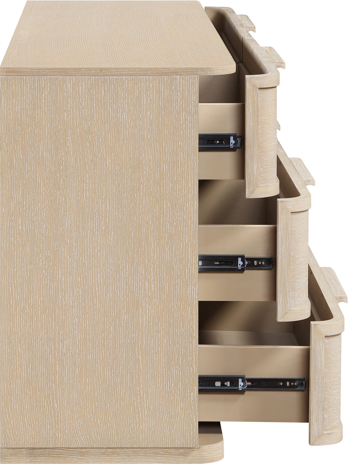 Tiberio Natural Oak Veneer And Solid Wood Dresser