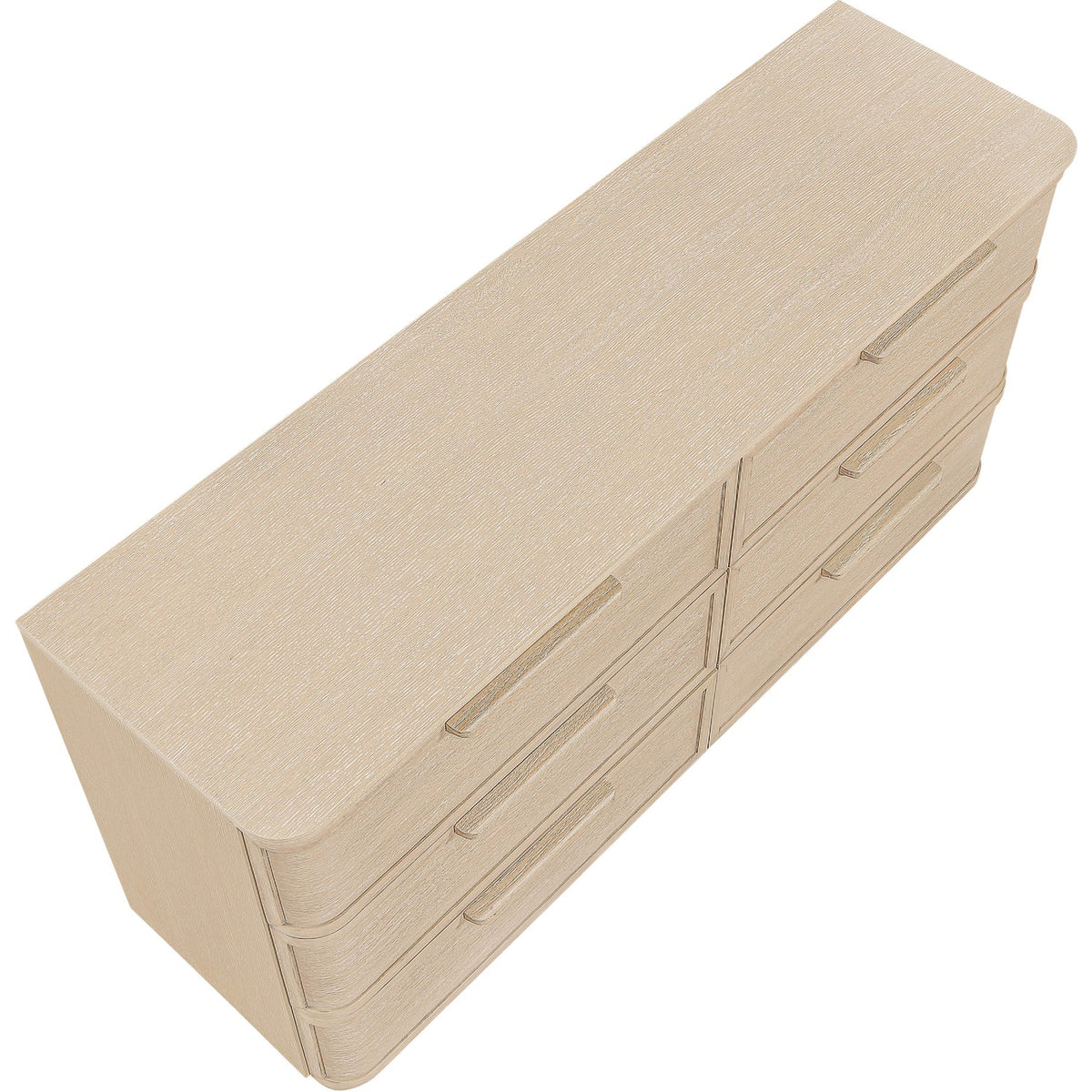Tiberio Natural Oak Veneer And Solid Wood Dresser