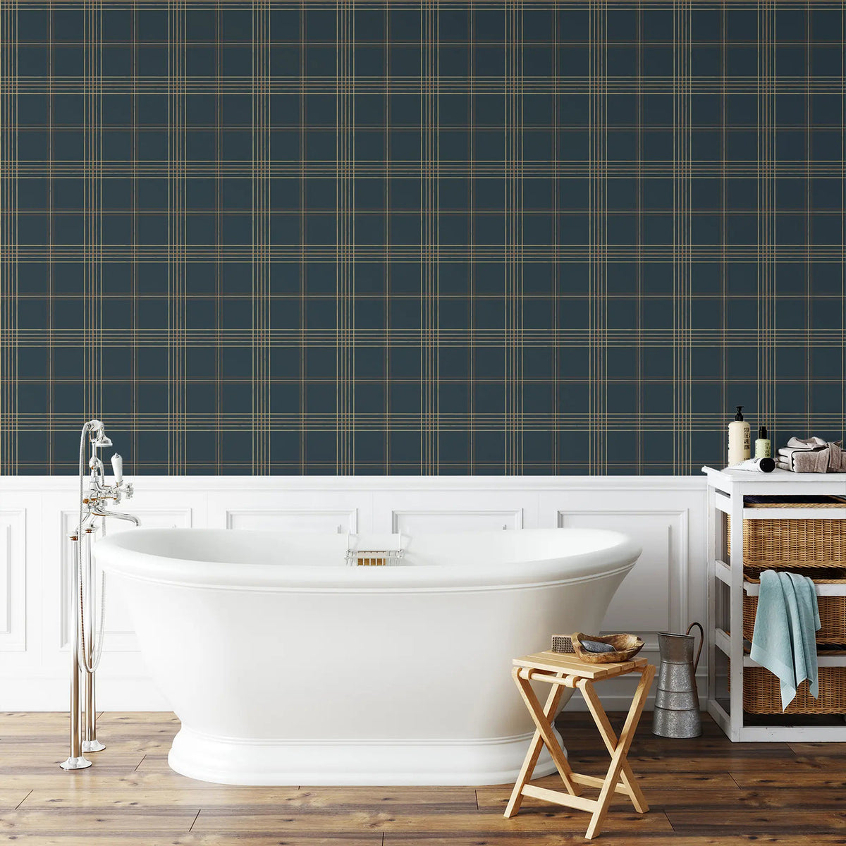 Mitchell Black Tideway Wallpaper
