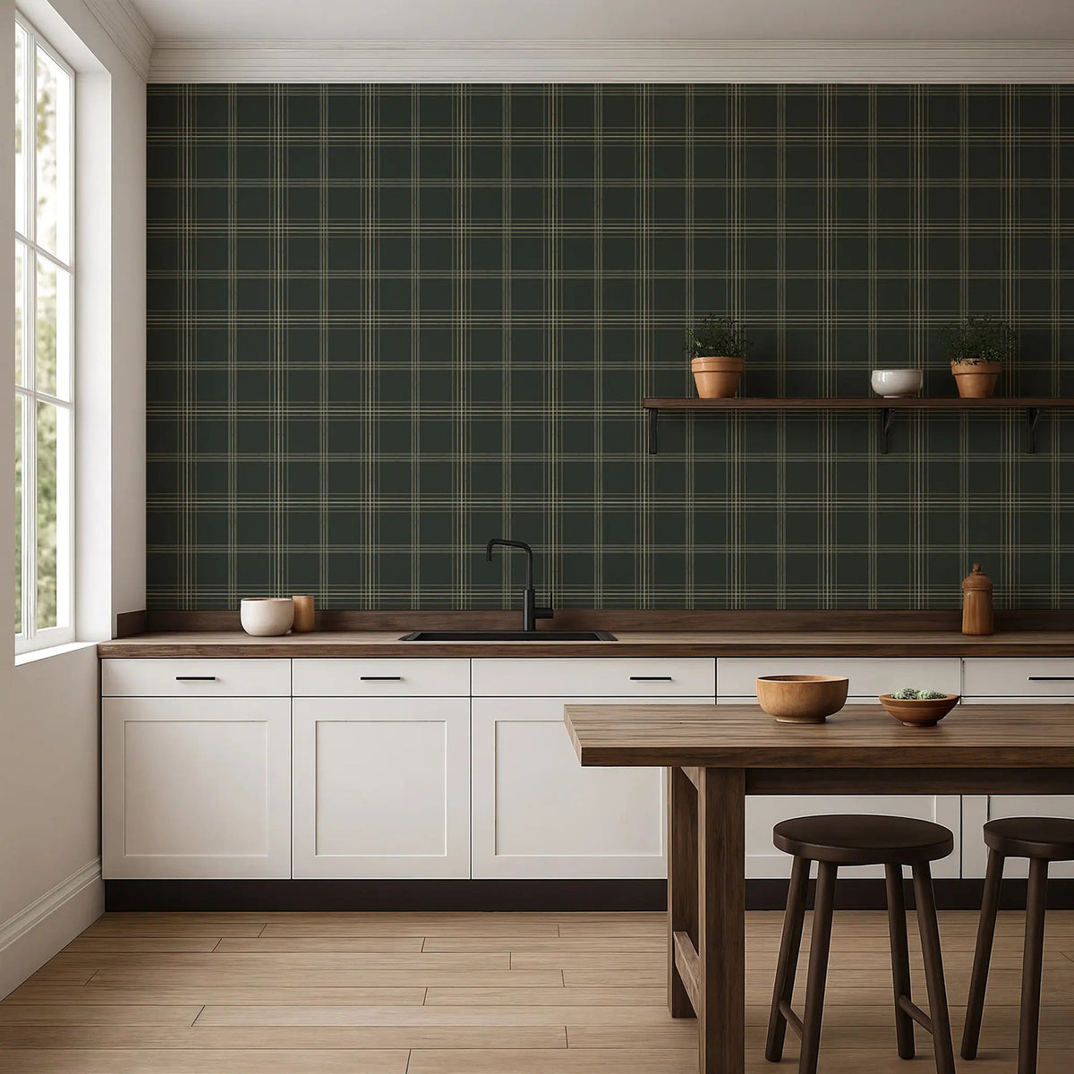 Mitchell Black Tideway Wallpaper