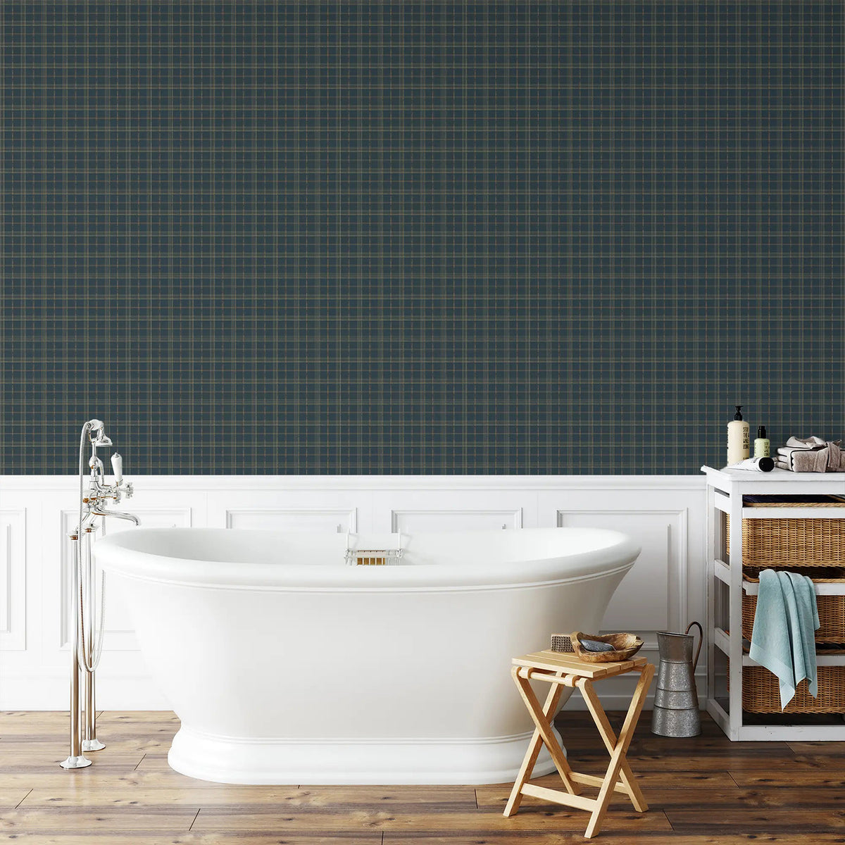 Mitchell Black Tideway Small Wallpaper