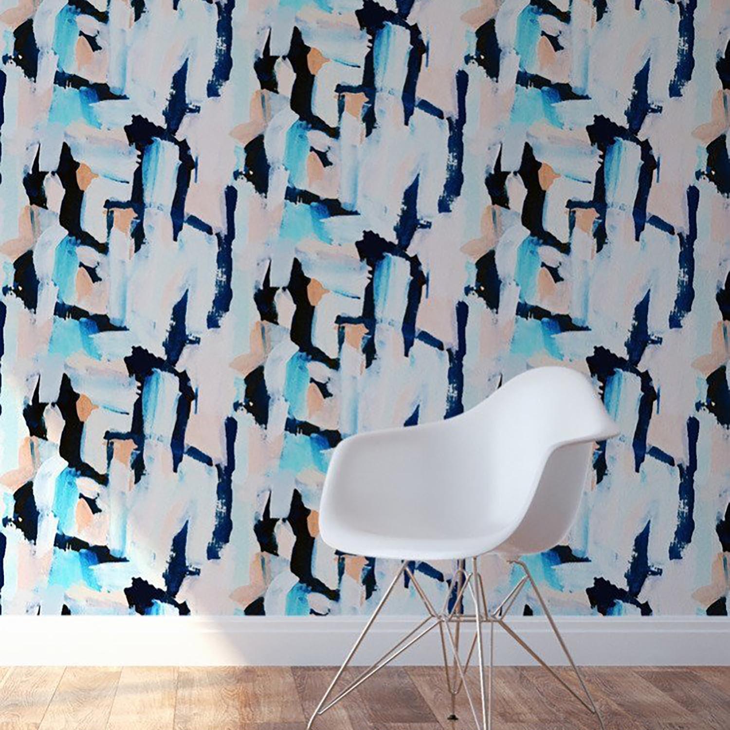 Mitchell Black Tilda Wallpaper