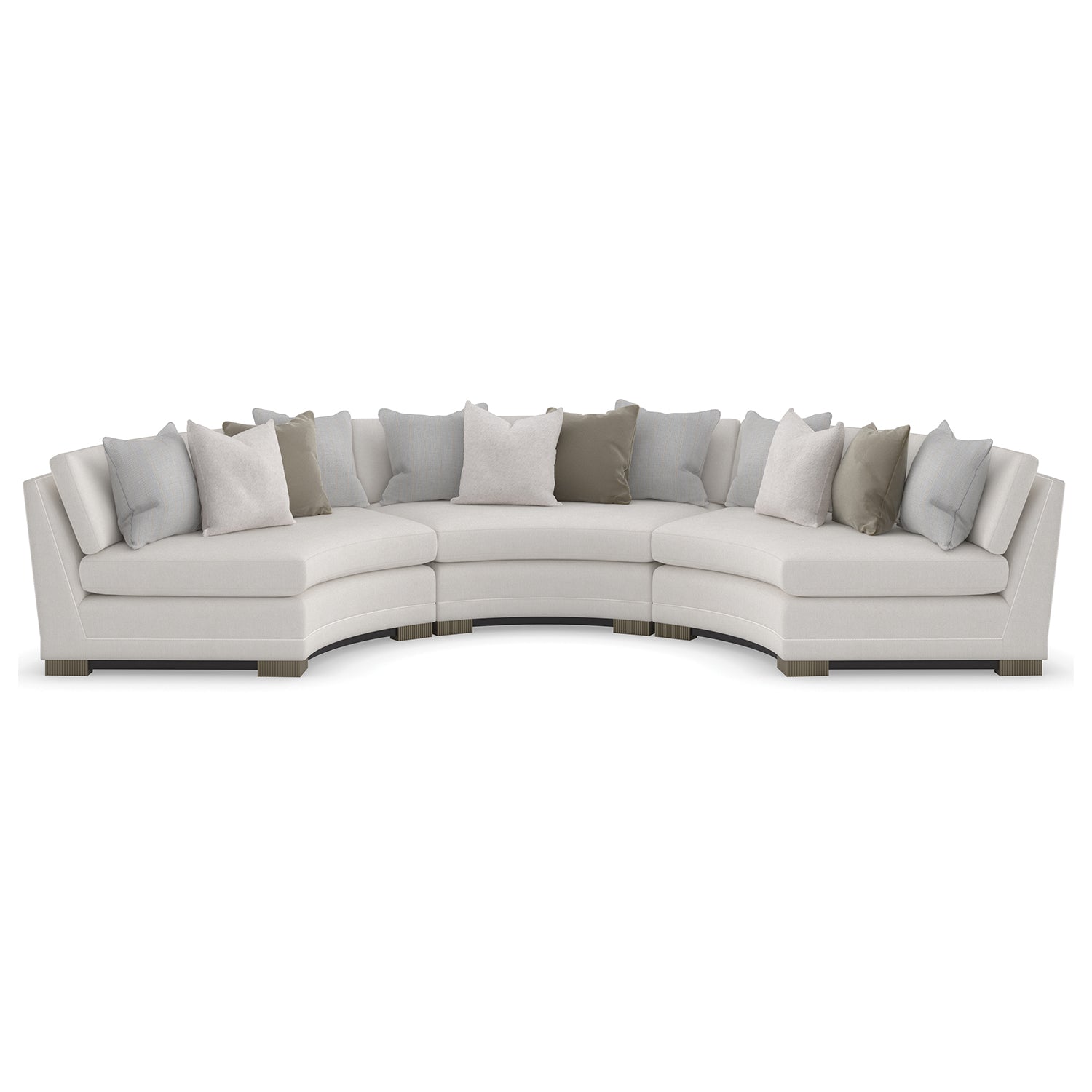 Caracole Deep Retreat Curve Sectional Chair