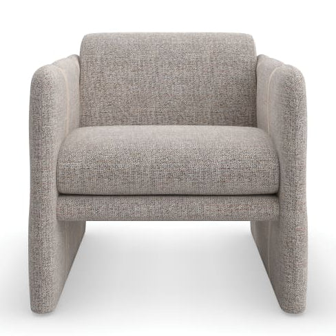 Caracole Cigar Brushed Gold Club Chair