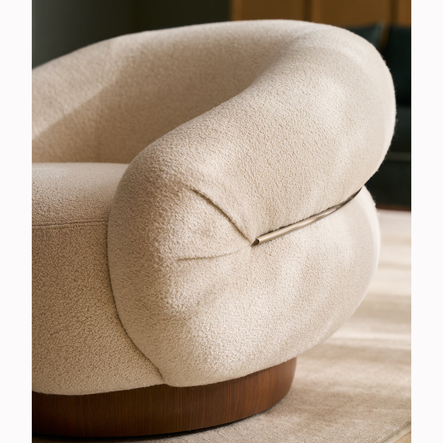 Caracole Smoosh Swivel Chair