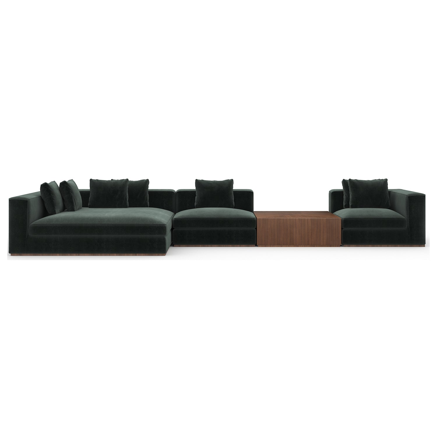 Caracole Bello 4 piece Chaise Sectional Sofa