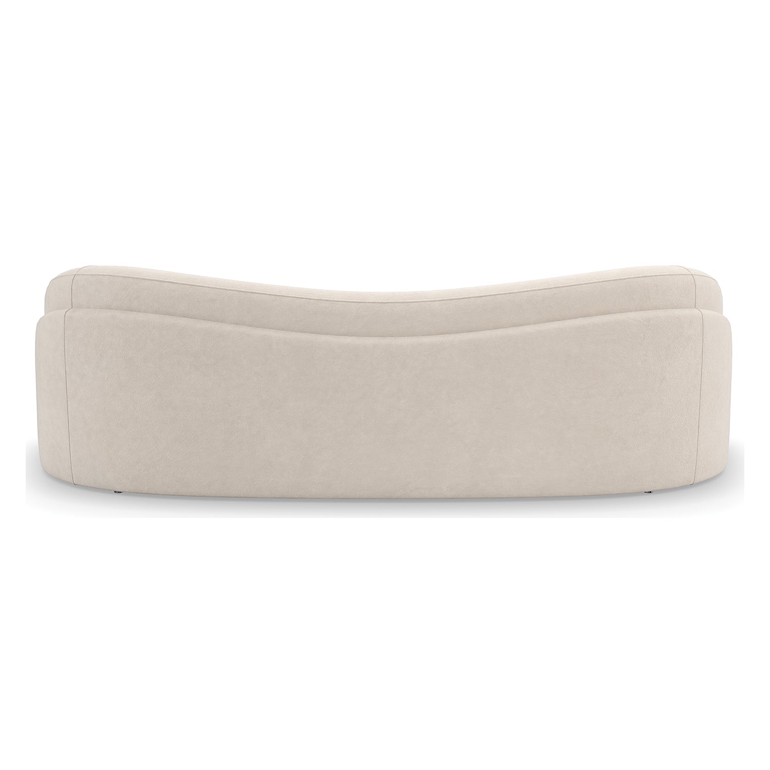Caracole Movement Alabaster Sofa in Alabaster, base and leg detail