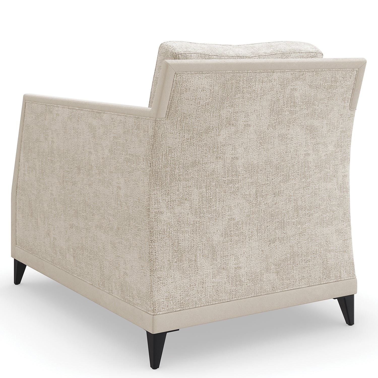 Caracole Limitless Beige Chair in Beige, upholstery and material detail