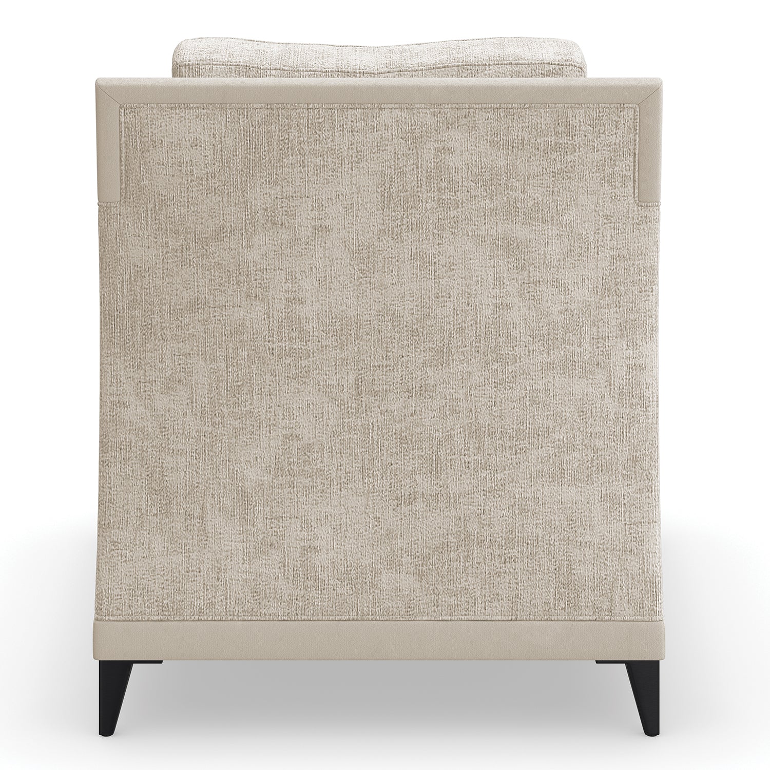 Caracole Limitless Beige Chair in Beige, back view