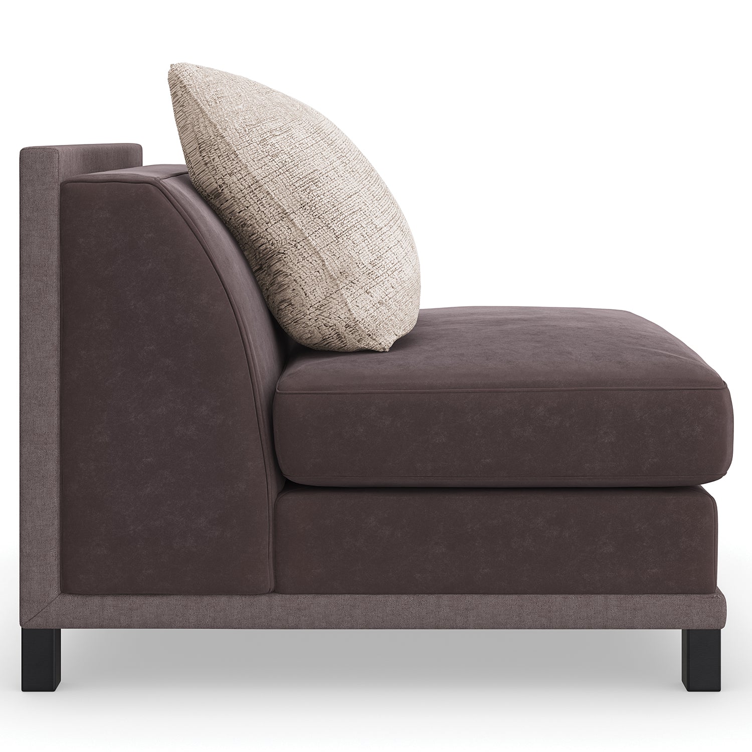 Caracole Tuxedo Armless Chair