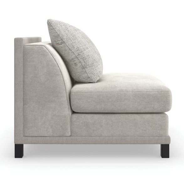 Caracole Tuxedo Opal Armless Chair