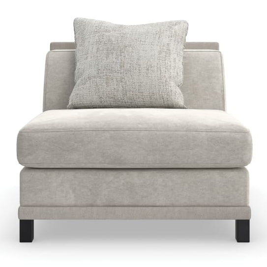 Caracole Tuxedo Opal Armless Chair
