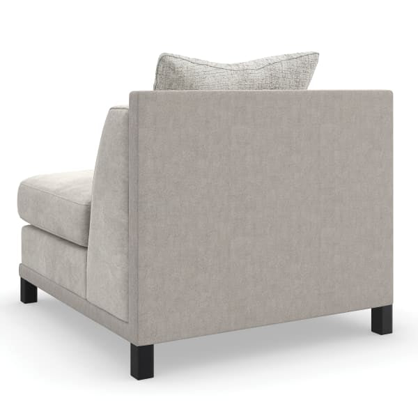 Caracole Tuxedo Opal Armless Chair