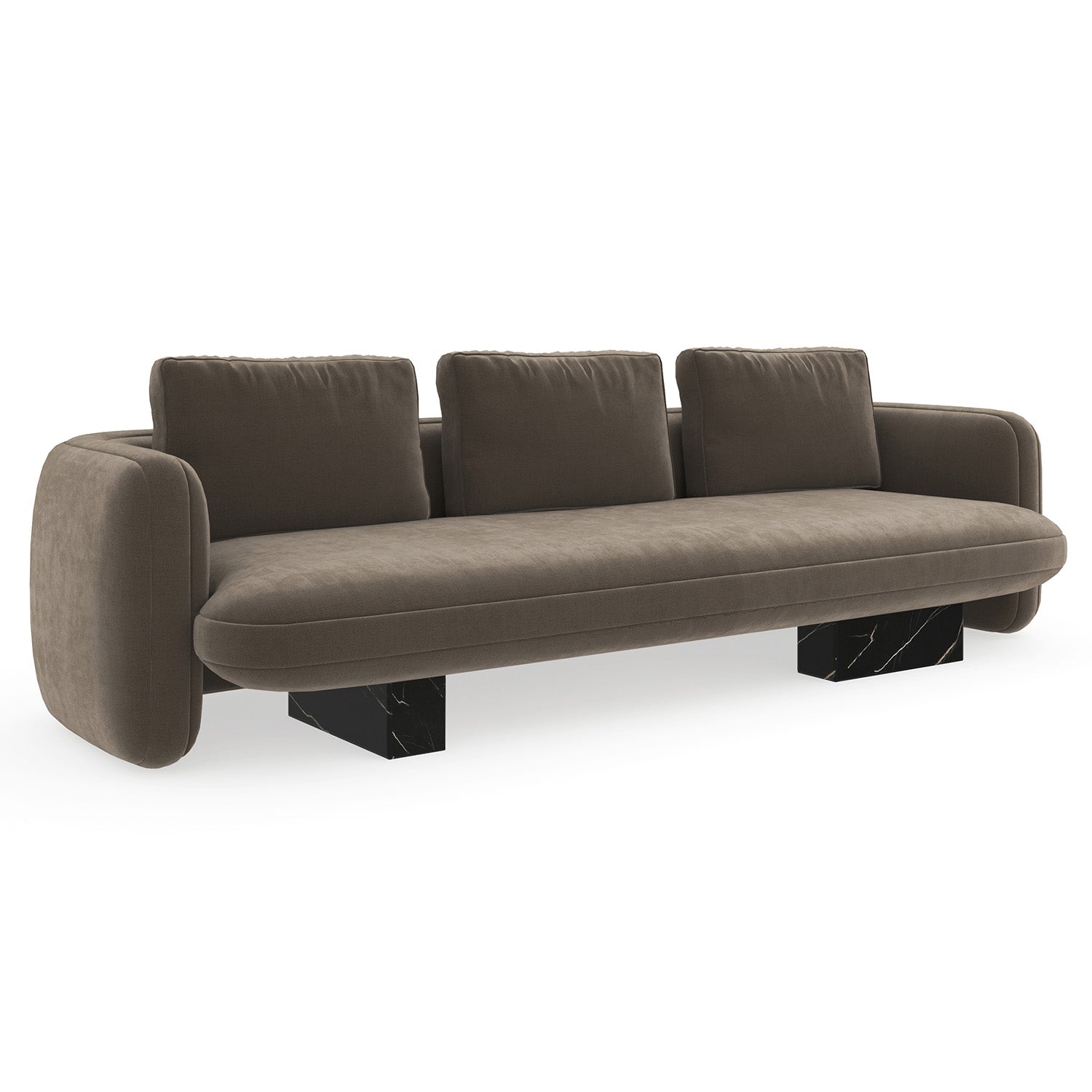 Caracole Overlap Dark Taupe Sofa