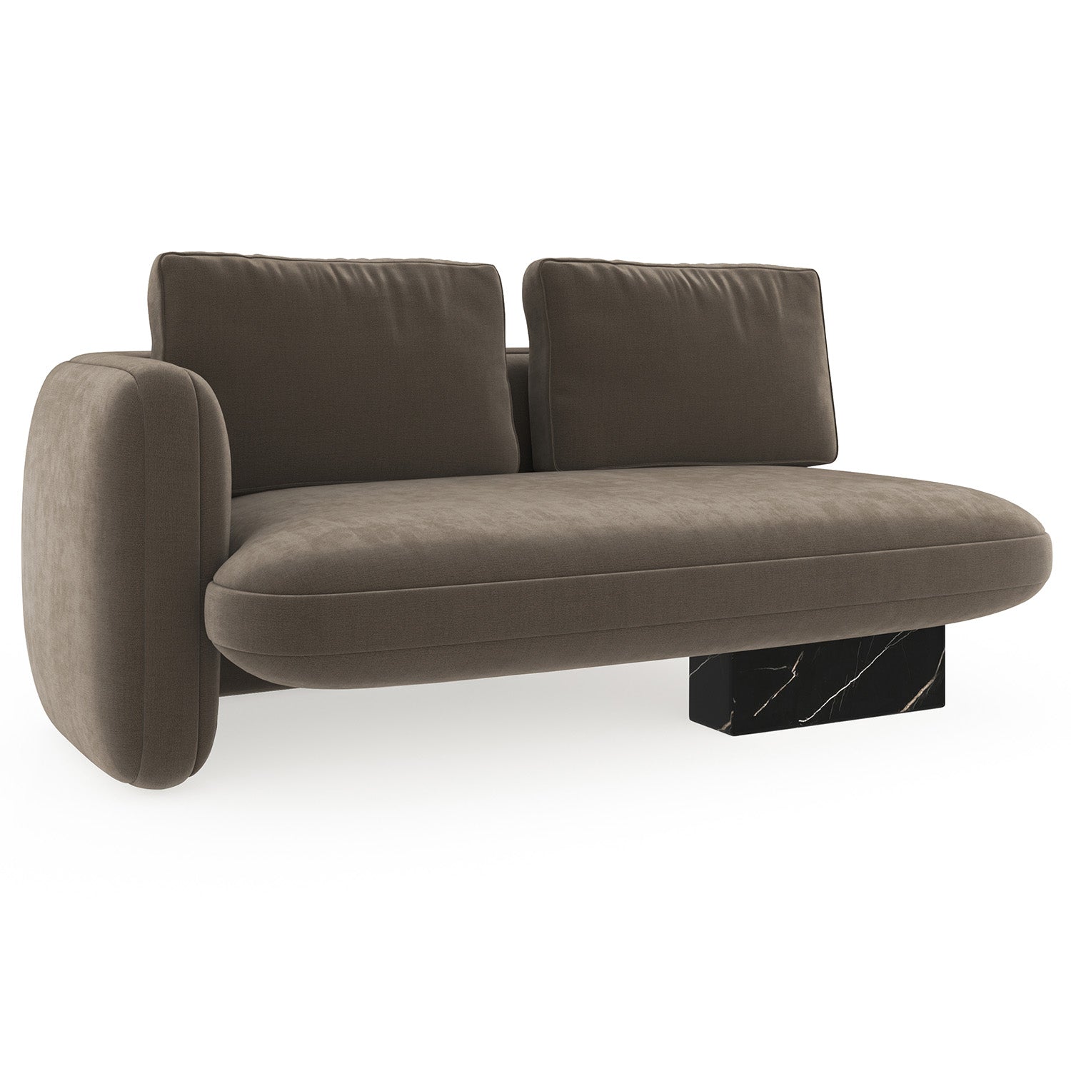 Caracole Overlap Dark Taupe Build Your Own Sectional Sofa