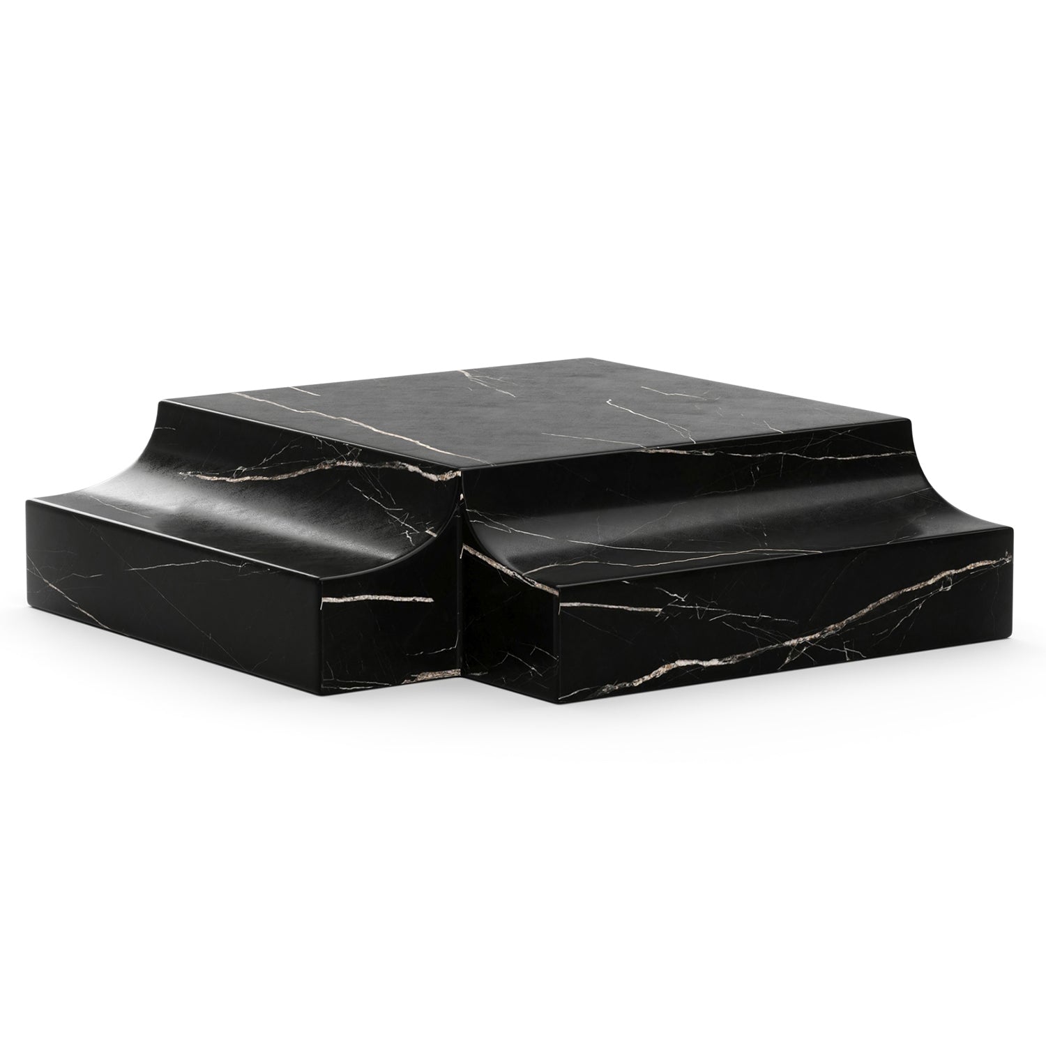 Caracole Overlap Dark Sectional Base