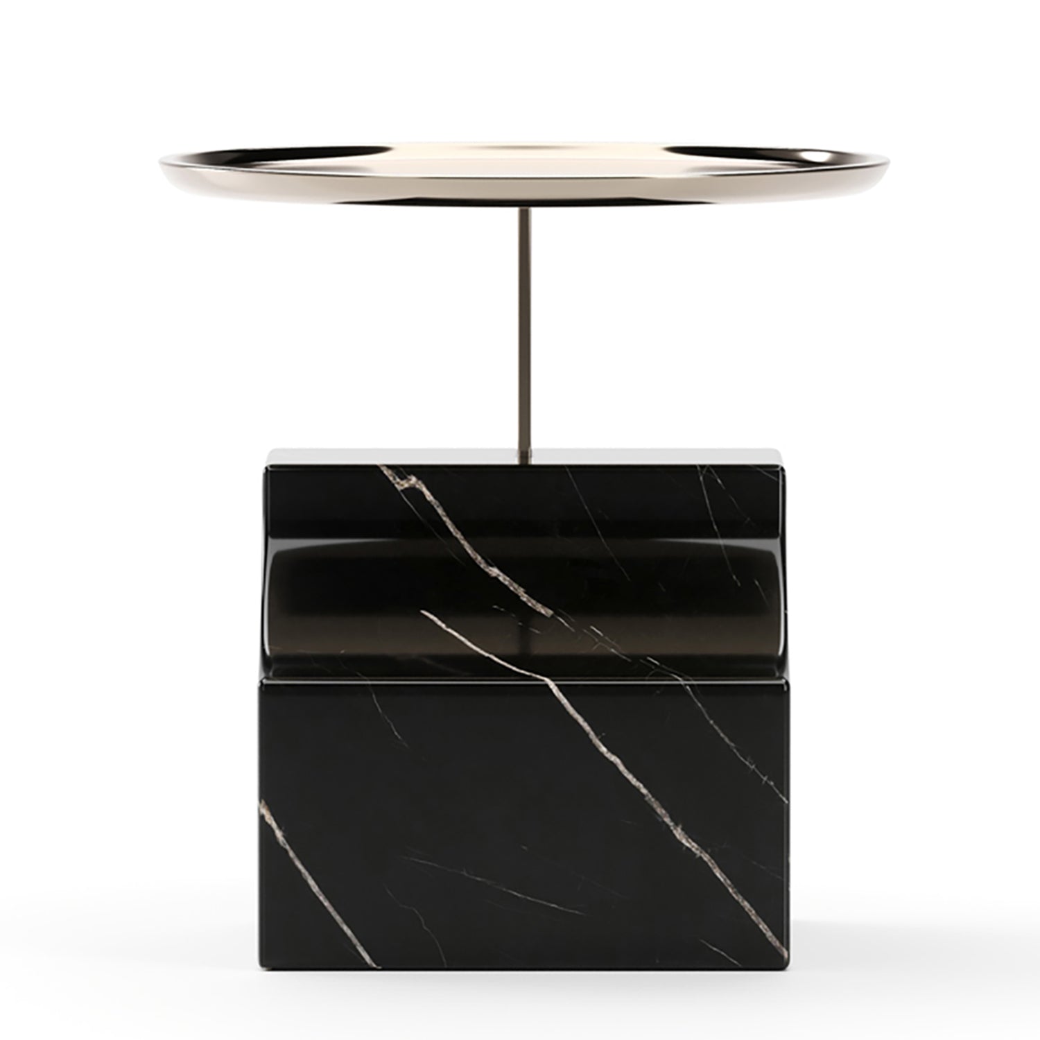 Caracole Overlap Dark Sectional Accent Table
