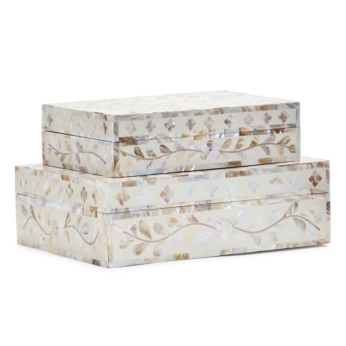 Wisteria Hinged Cover Box Set of 2