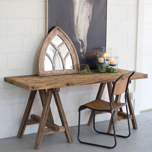 Saw Horse Console Table