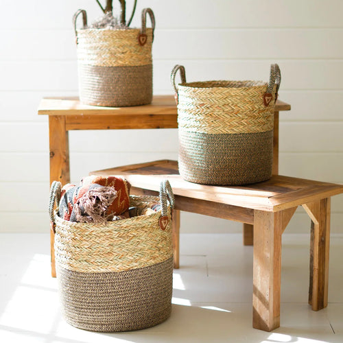 Seagrass Storage Basket Set of 3