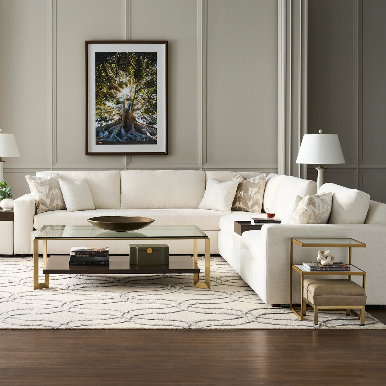 Fairfield Chair x Libby Langdon Francis 2 Right Arm Corner Sofa