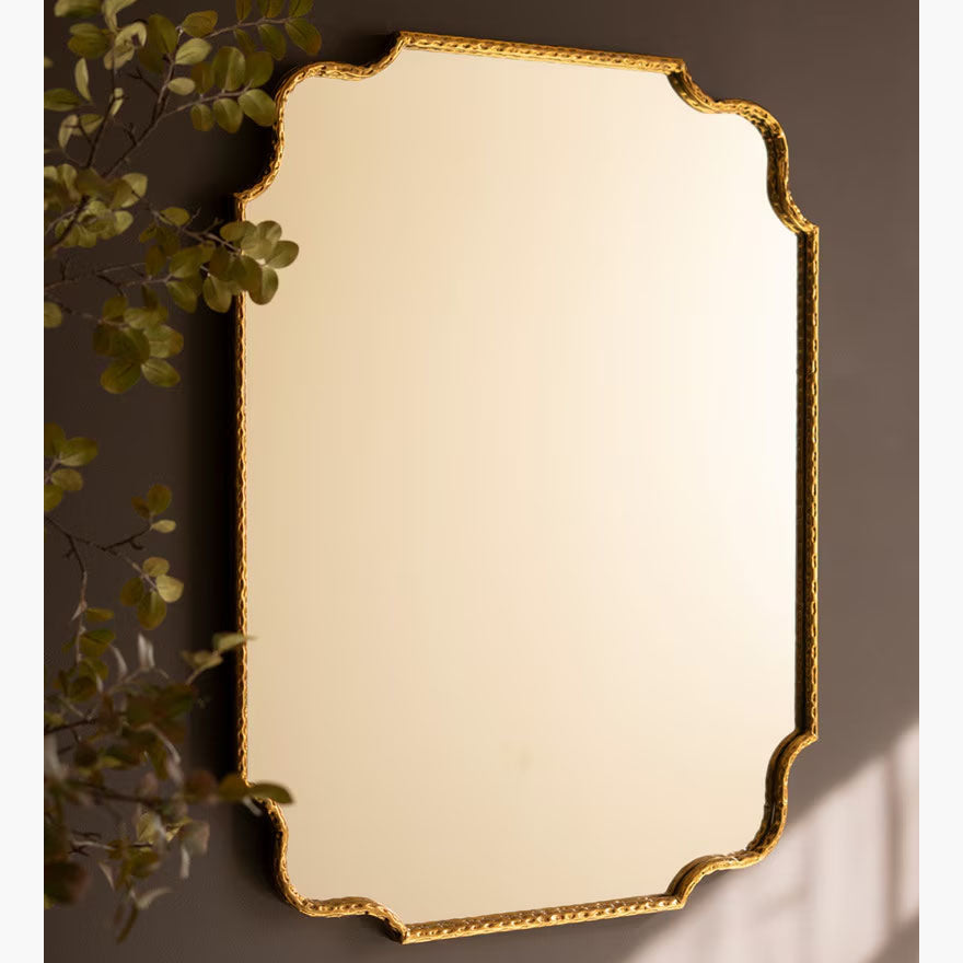 Hammered Framed Wall Mirror