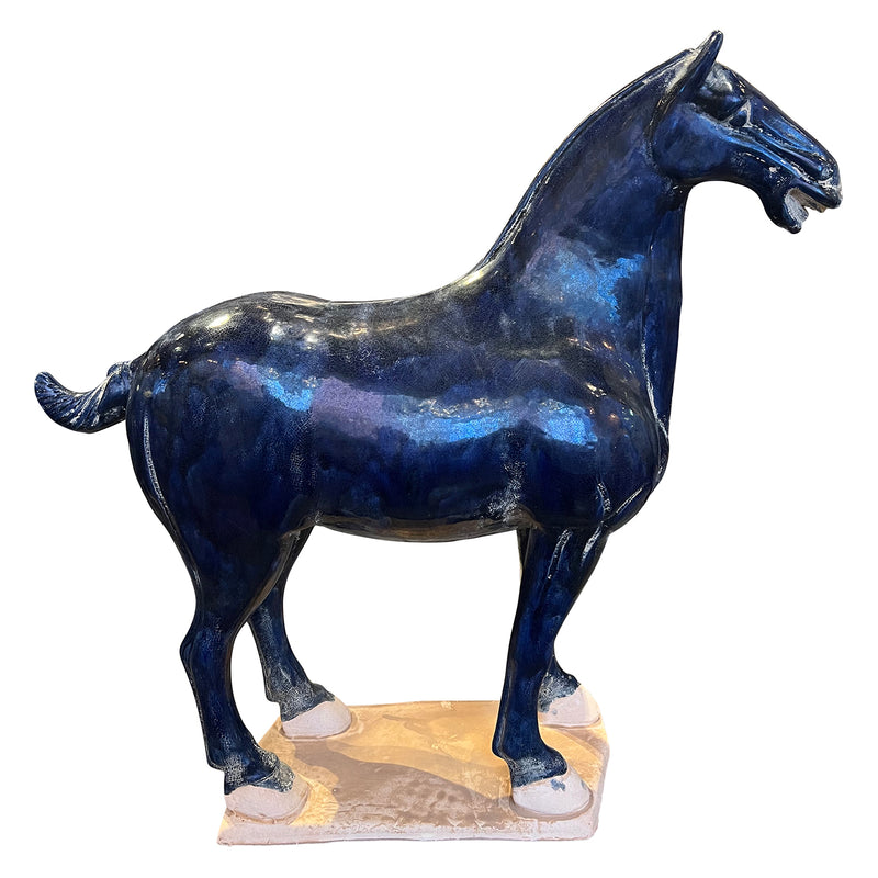Currey & Co Tang Dynasty Horse Sculpture