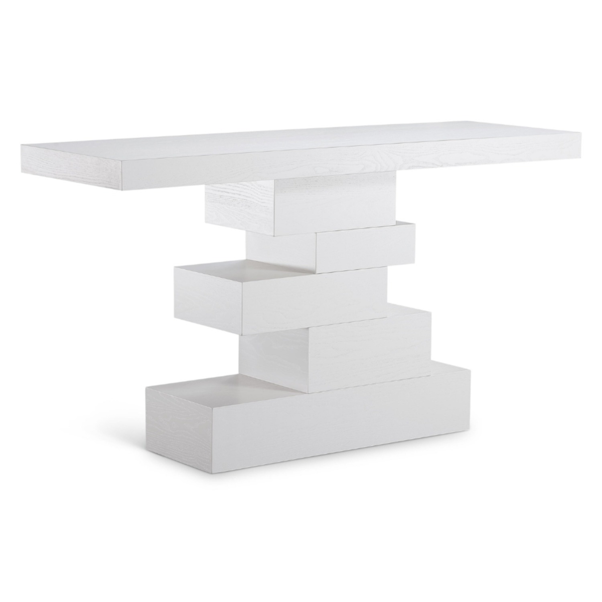 Westmount Off-White Ash Veneer Console Table