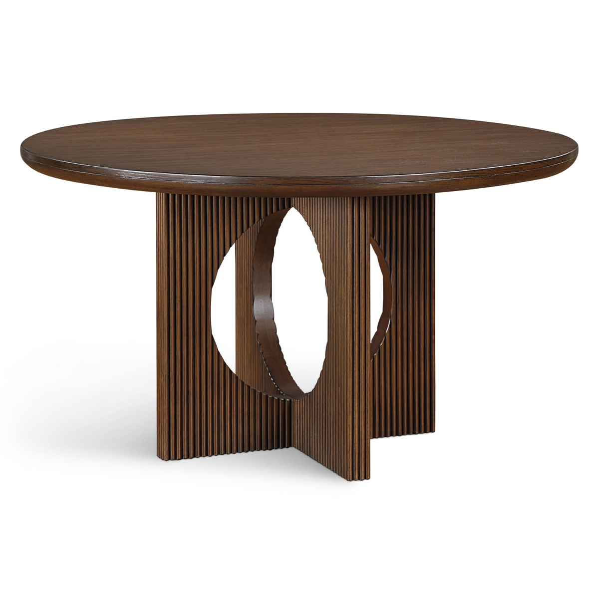 Rivas 54in Walnut Wood And Veneer Dining Table