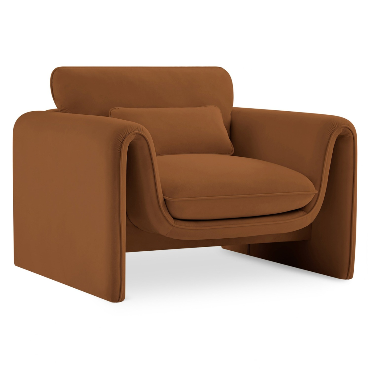 Sloan Saddle Velvet Upholstered Chair