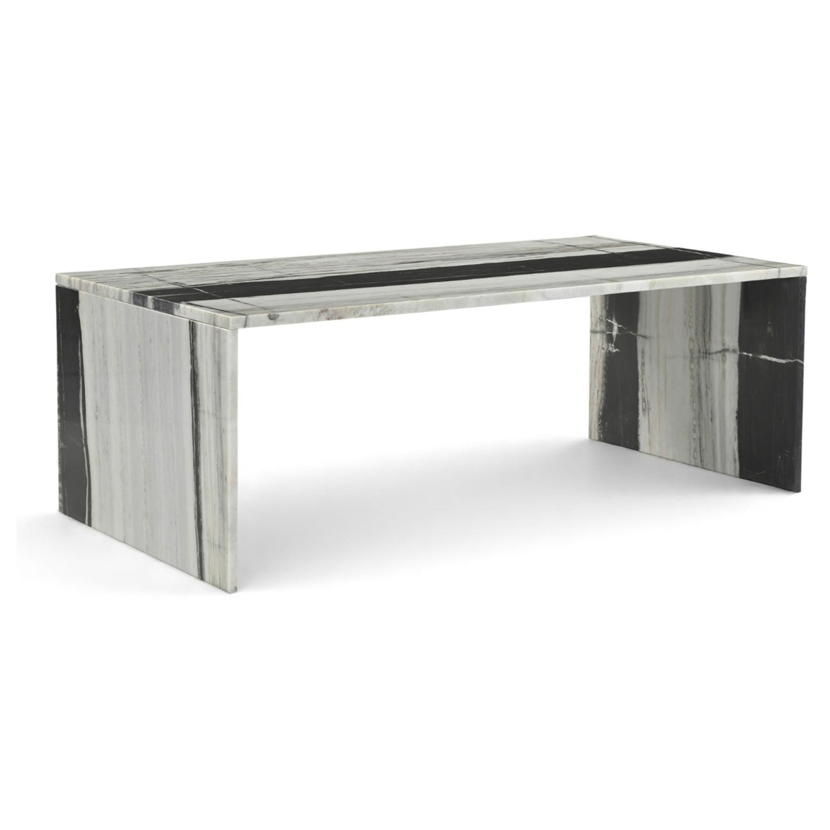 Vernazza Panda Genuine Marble Coffee Table