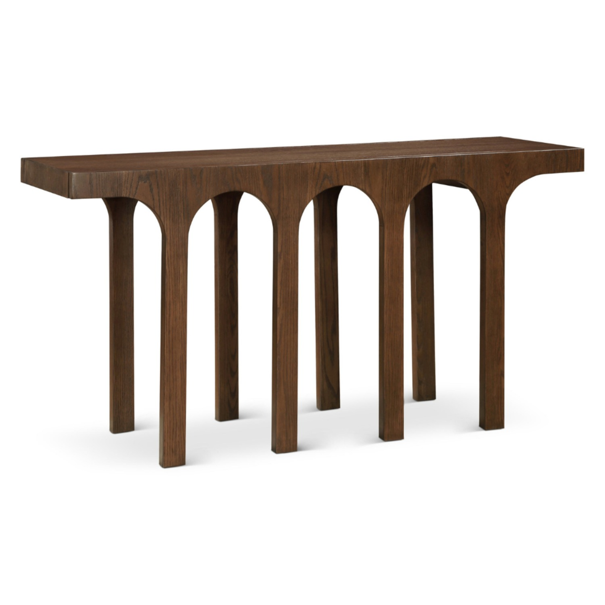 Westfield Brown Solid Wood And Oak Veneer Console Table