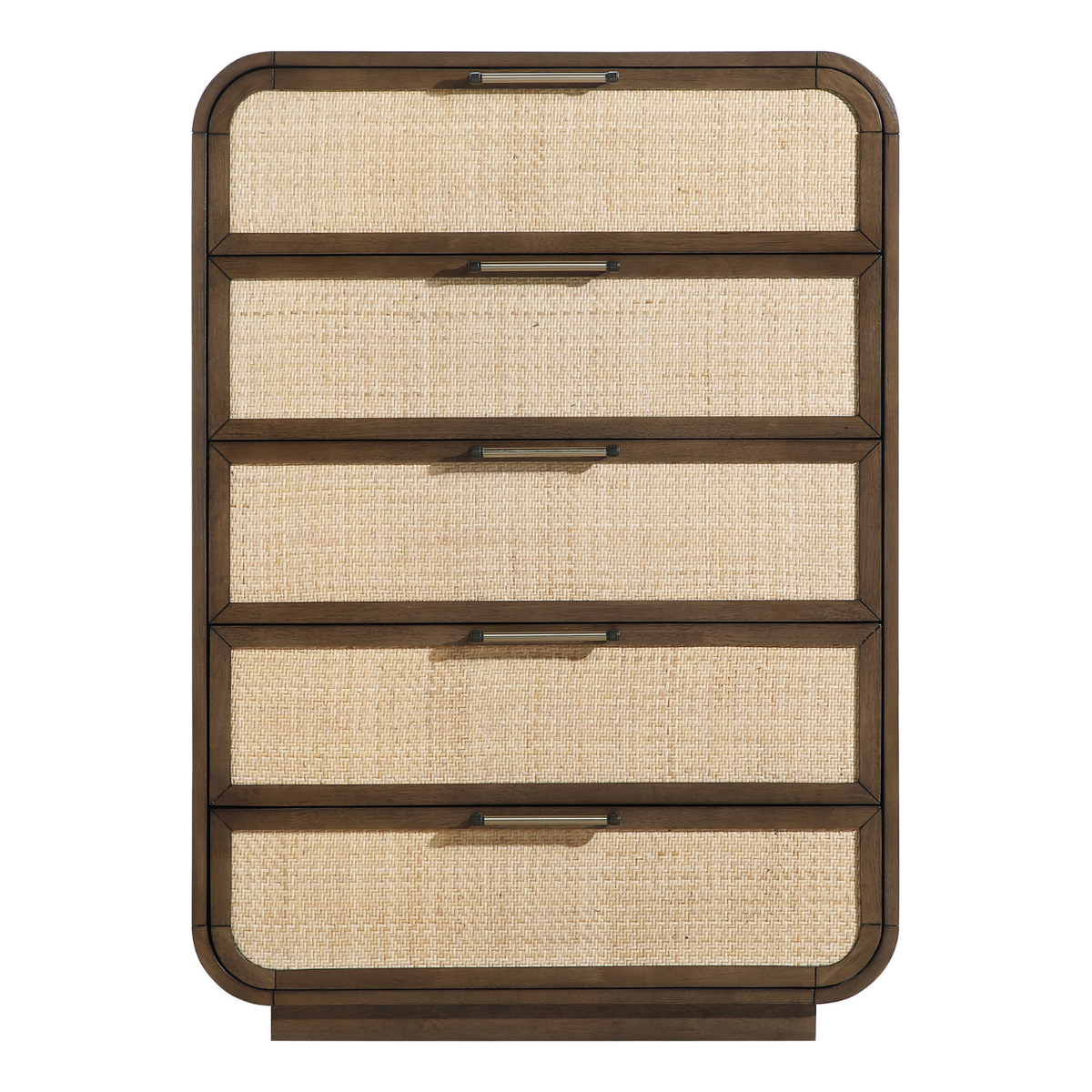 Windsor Brown Natural Cane And Solid Wood Chest