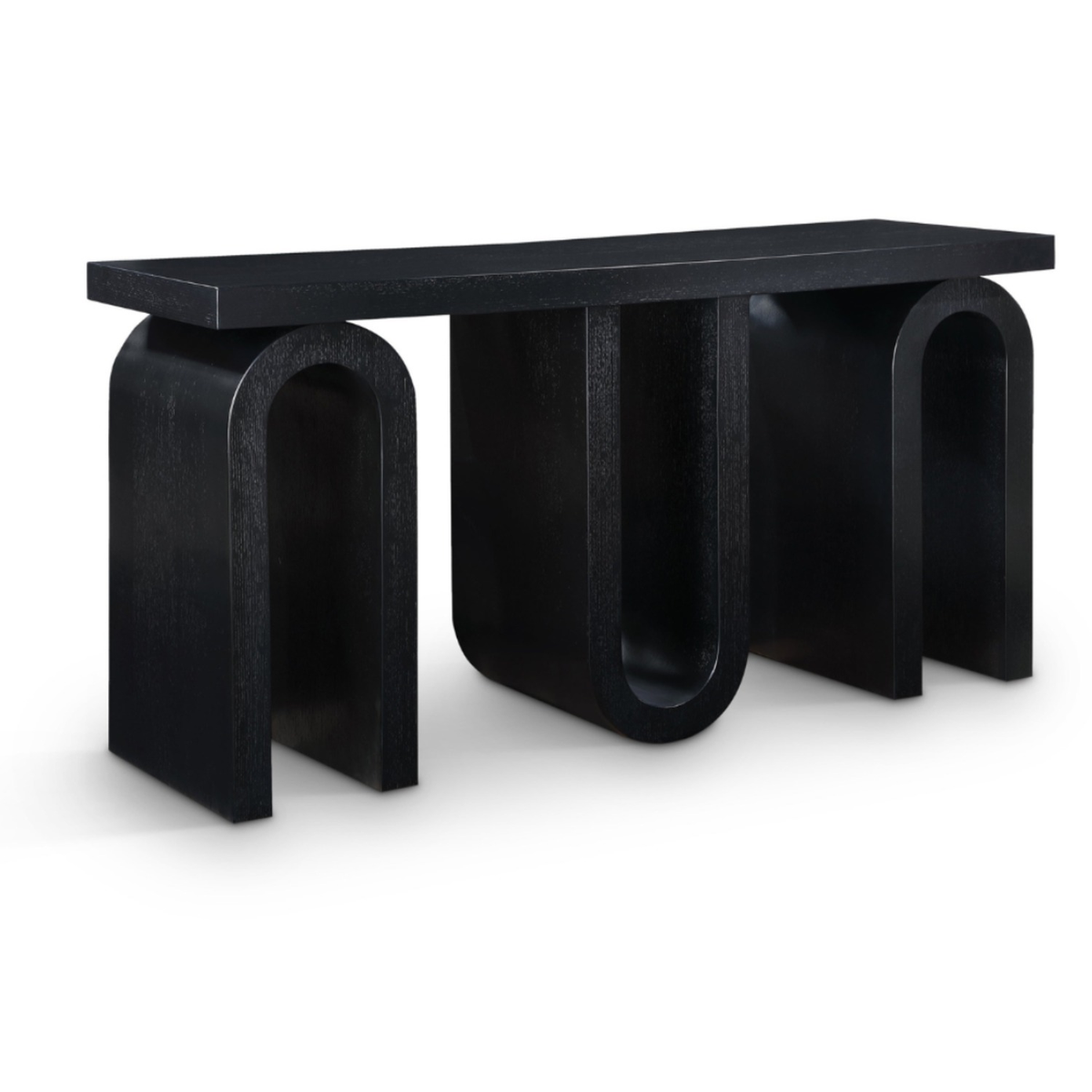 Westbourne Black Oak Veneer Console Table