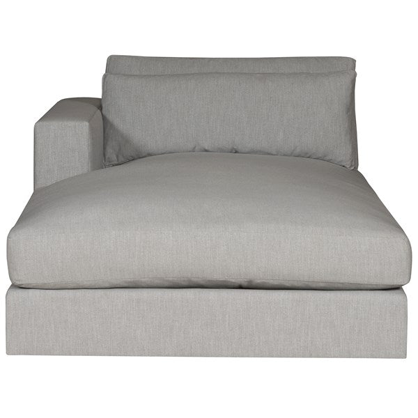 Vanguard Furniture Leone Identify Dove Left Arm Chaise