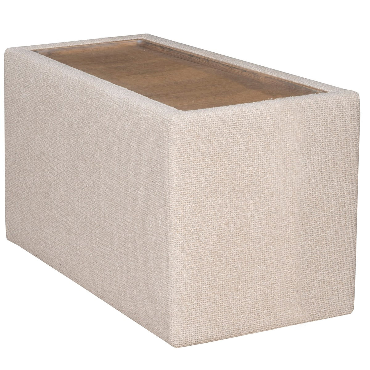 Vanguard Furniture Liam Kendra Sand/Wheat Rectangular Wood Top Bumper