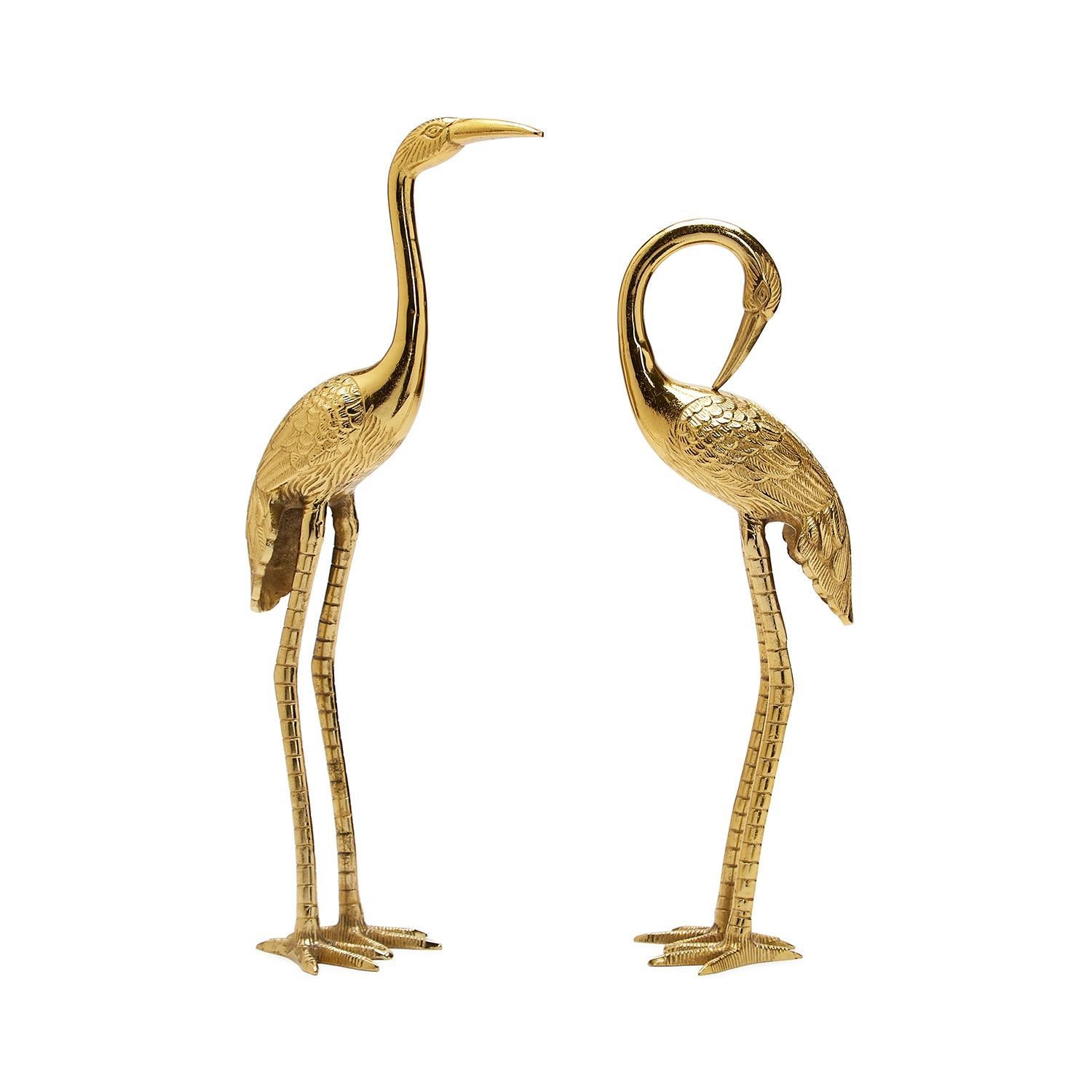 Crane Sculpture Set of 2
