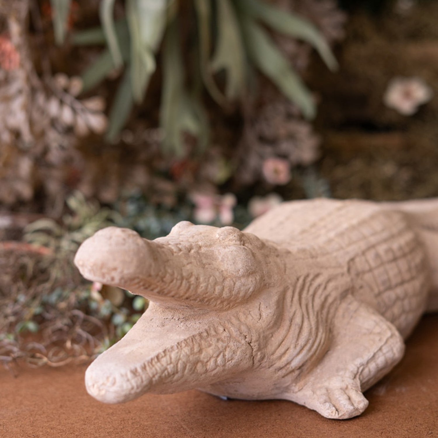 Natural Terracotta Alligator
