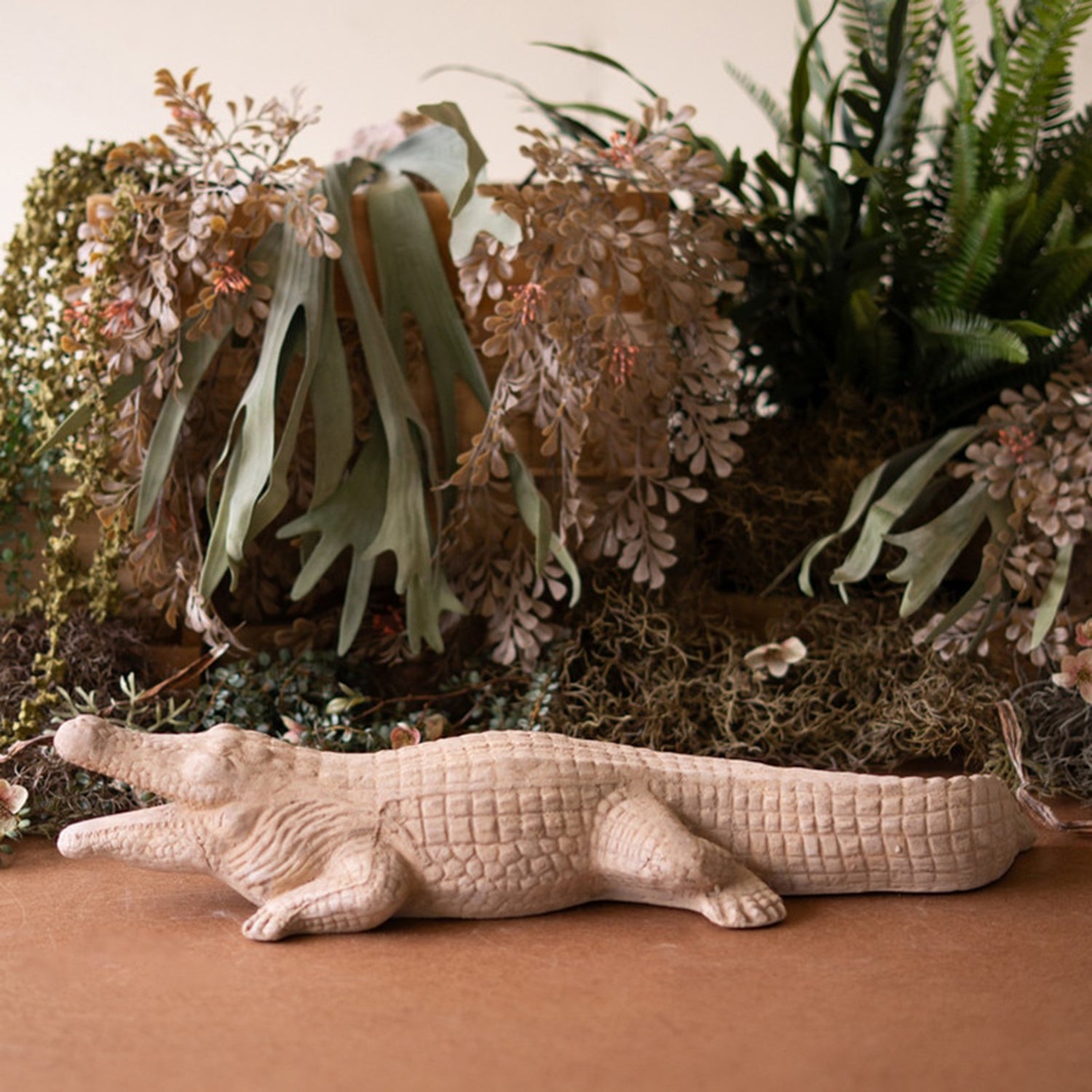 Natural Terracotta Alligator