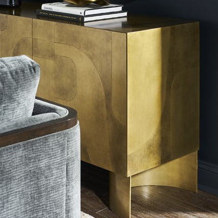 Vanguard Furniture Calder Dual Tone Brass Buffet