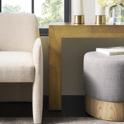 Vanguard Furniture Calder Dual Tone Brass Console