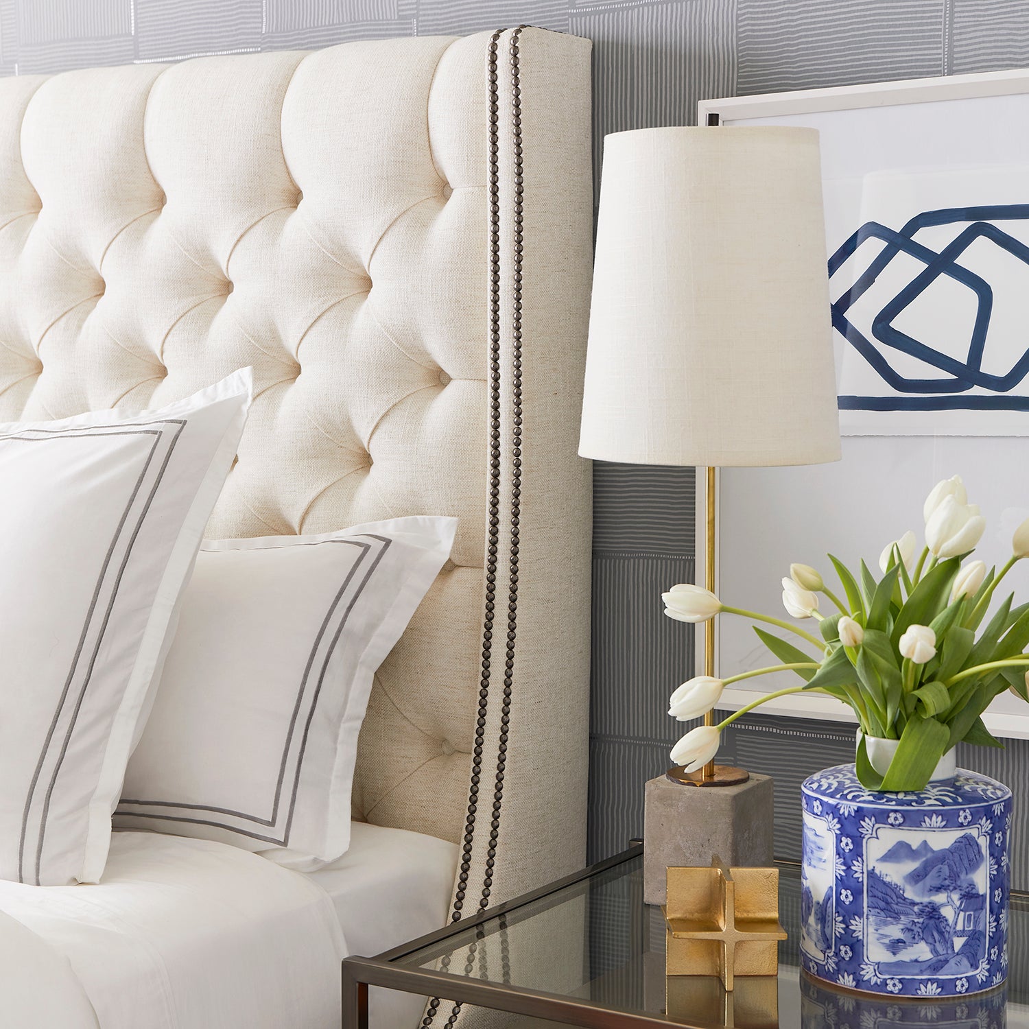 Vanguard Furniture Cleo Bead Snow Bed