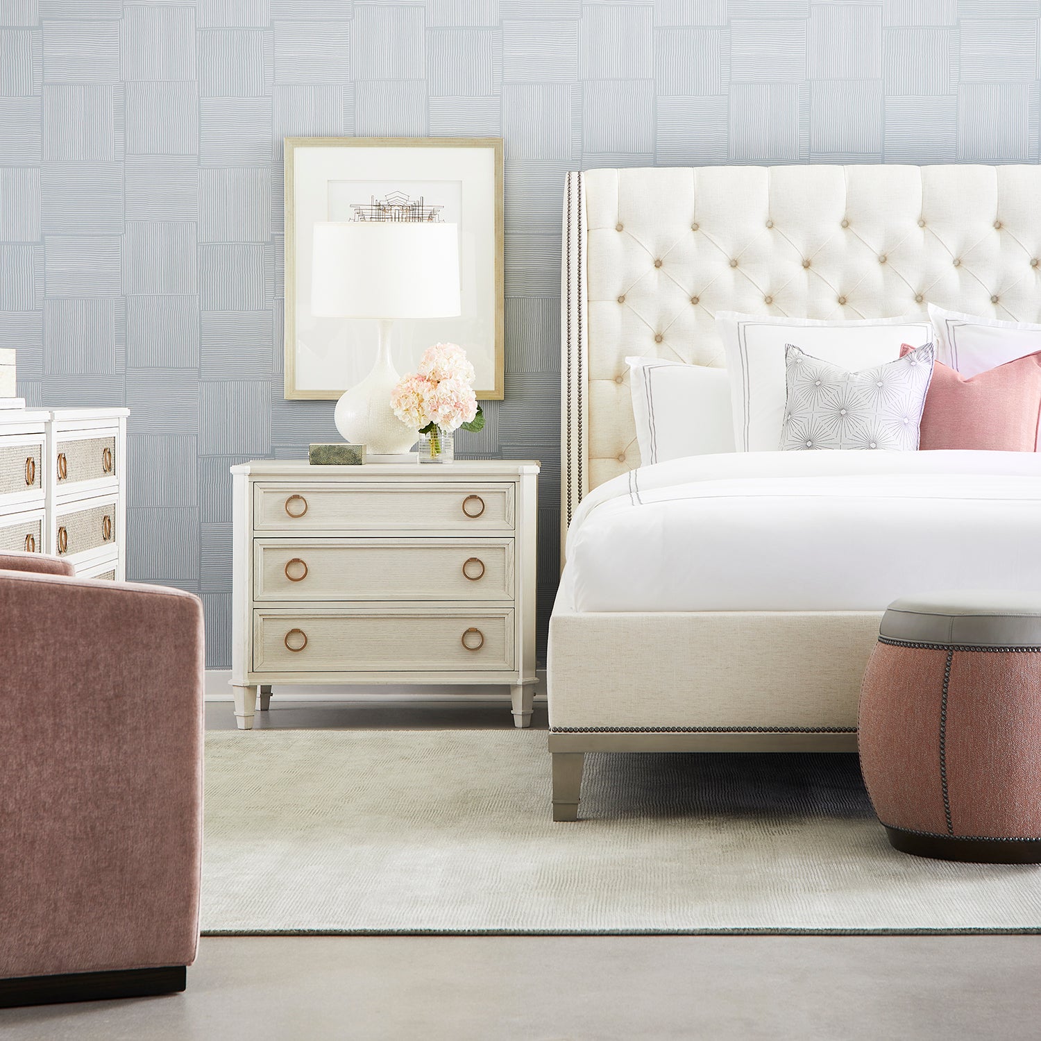 Vanguard Furniture Cleo Bead Snow Bed