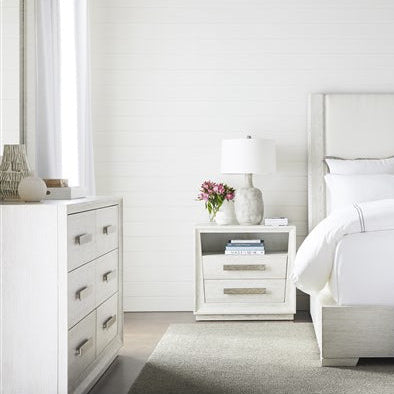 Vanguard Furniture Ridge Cascade with Flat Bar in Ridge Silver Dresser