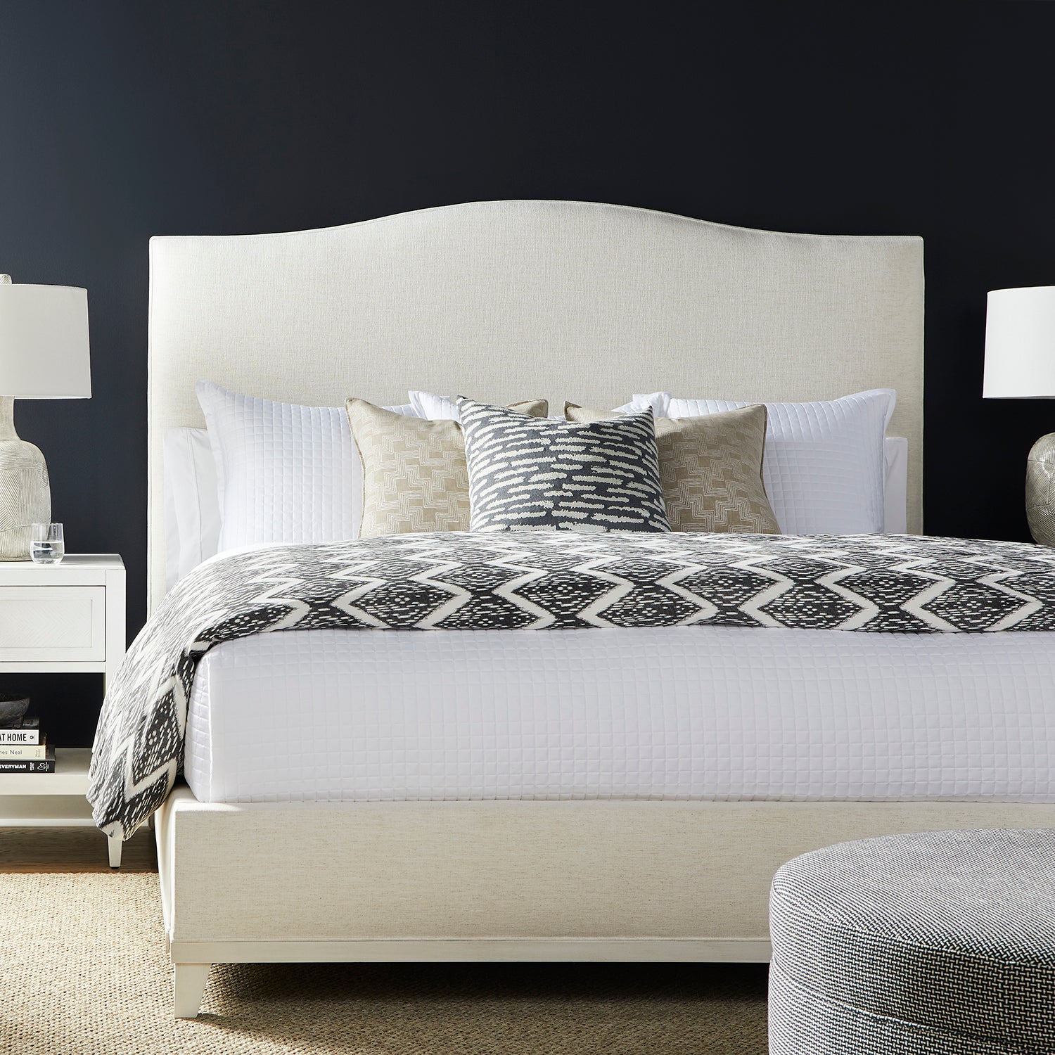 Vanguard Furniture Clara Nomad Snow Bed