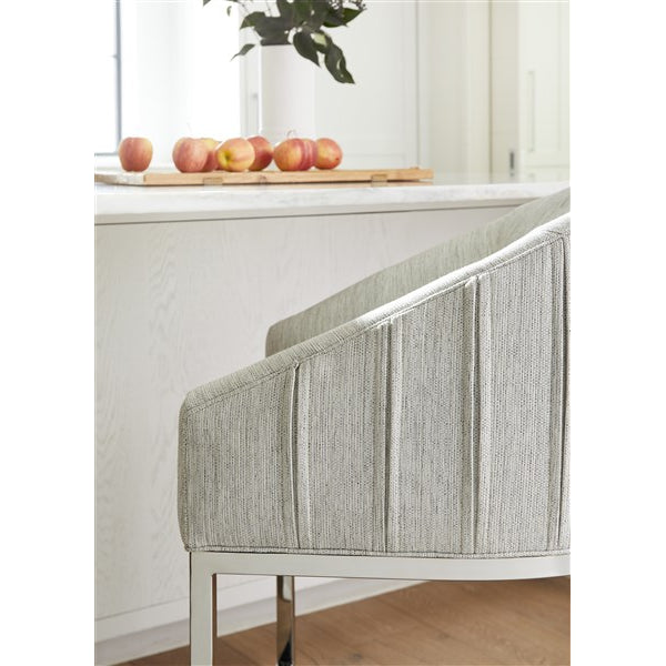 Vanguard Furniture MIY Dining Index Porcelain with Polished Nickel Performance Ryder Counter Stool
