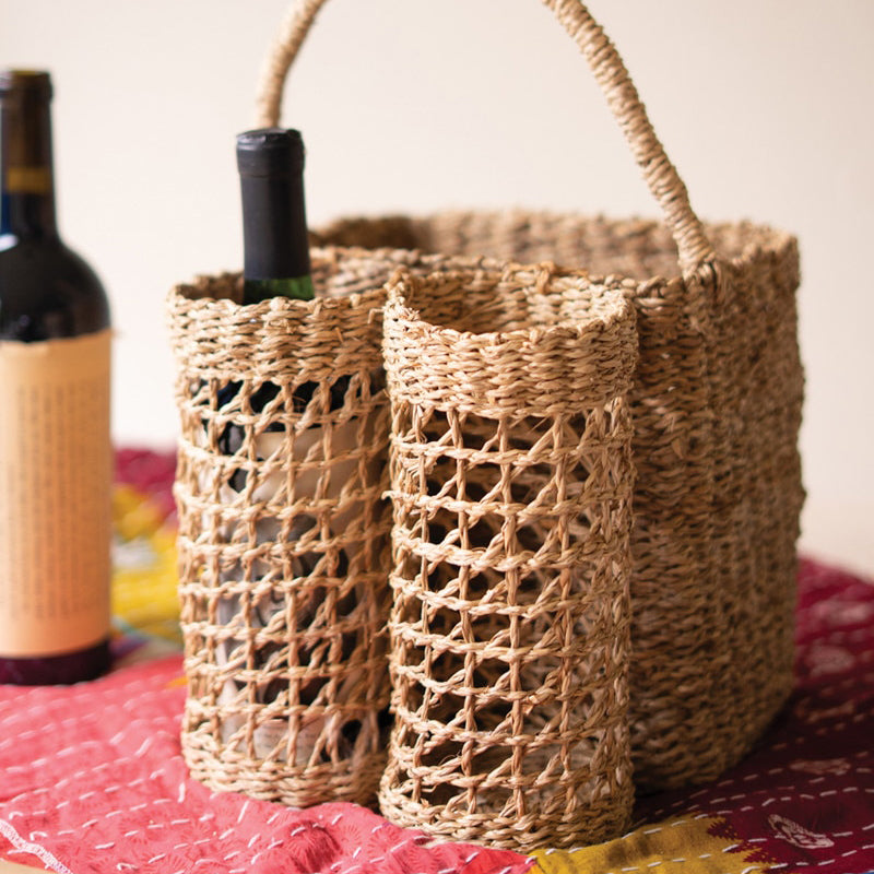 Seagrass Wine and Storage Basket